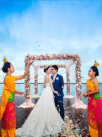 巴厘岛艾吉别墅婚礼,The Edge Villa Wedding