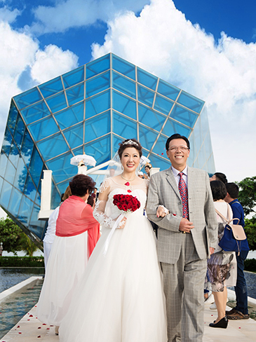 巴厘岛钻石教堂婚礼