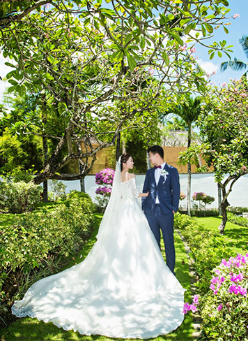 巴厘岛仙蒂教堂婚礼